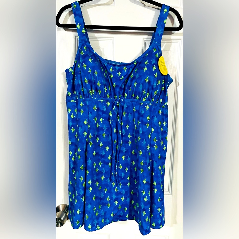 It Figures Slender Thighs Swim Dress